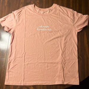 Zoe + Liv Peach 'Choose Kindness' Tee